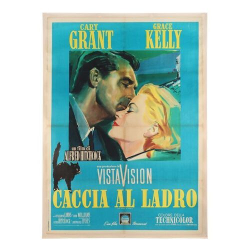 89. Italian Two-Fogli, 1964- Linen-Backed ### TO CATCH A THIEF (1955)