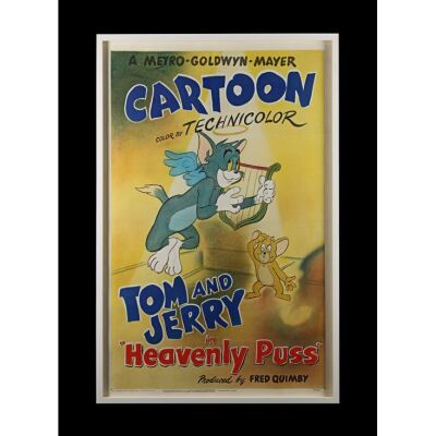 90. Framed 'Heavenly Puss' US One-Sheet, 1949 - Linen-Backed ### TOM AND JERRY (1940-1968)