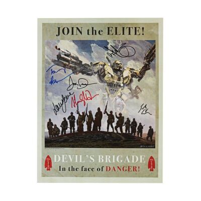 91. Cast-Autographed Crew Gift Poster ### TRANSFORMERS: THE LAST KNIGHT (2017)