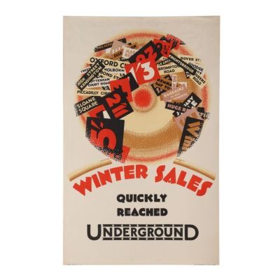 93. Winter Sales London Underground Poster by Compton Bennett, 1926 ### TRAVEL POSTER