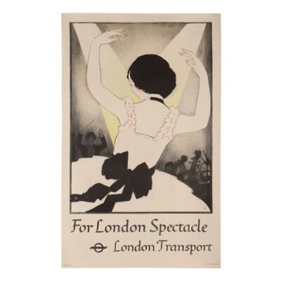 98. "For London Spectacle" London Transport Poster by Francis Ernest Jackson, 1935 - Linen-Backed ### TRAVEL POSTER