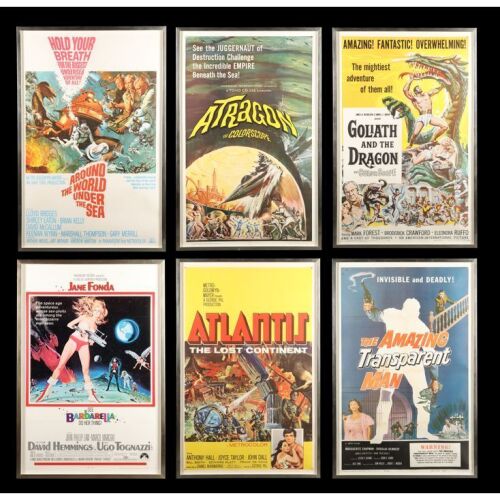 103. Six Framed US One-Sheets, 1960-1968 ### VARIOUS PRODUCTIONS