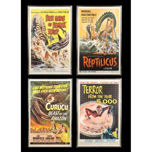 104. Four Framed US One-Sheets, 1956-1961 ### VARIOUS PRODUCTIONS