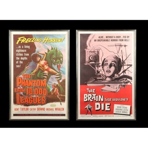 106. Two Framed US One-Sheets, 1956 and 1962 ### VARIOUS PRODUCTIONS