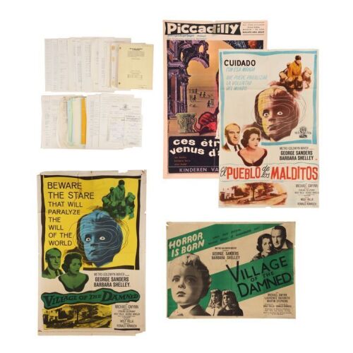 108. Lobby Card, Selection of Posters and Collection of Production Paperwork ### VILLAGE OF THE DAMNED