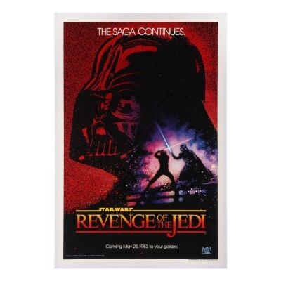 116. Dated Revenge US One-Sheet, 1982 - Linen-Backed ### STAR WARS: REVENGE OF THE JEDI (1982)