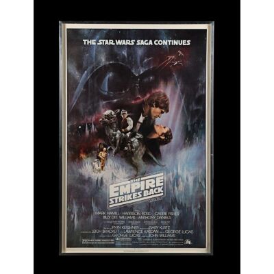 123. Framed US One-Sheet, 1980 - Linen-Backed ### STAR WARS: THE EMPIRE STRIKES BACK (1980)