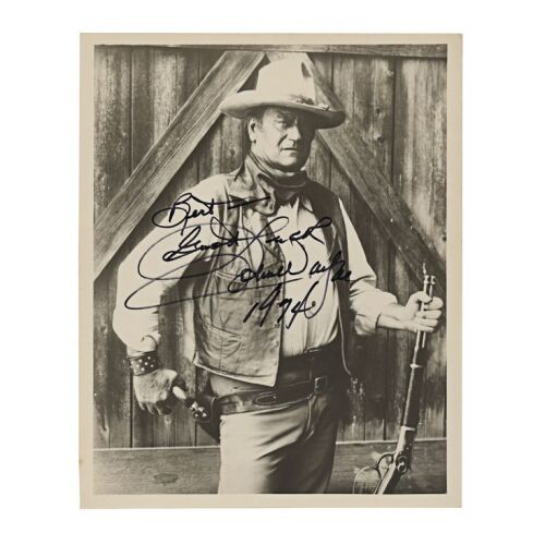 135. John Wayne Autographed Photo ### JOHN WAYNE