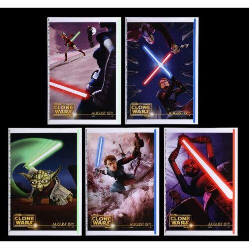 147. Set of Five Printer's Proof One-Sheets, 2008 ### STAR WARS: THE CLONE WARS