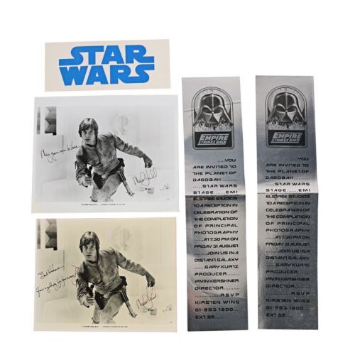 149. Pair of Mark Hamill Autographed Photographs and Preview and Party Tickets ### STAR WARS: THE EMPIRE STRIKES BACK (1980)