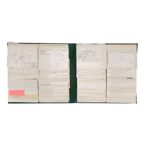 156. Album Containing Extensive Collection of Autographs Including The Beatles, Clint Eastwood, Charlie Chaplin, Lawrence Olivier and Peter O&acirc;&euro;&trade;Toole ### VARIOUS PRODUCTIONS