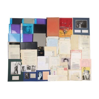 157. Autograph Collection and Large Quantity of Film and Television Related Paperwork ### VARIOUS PRODUCTIONS