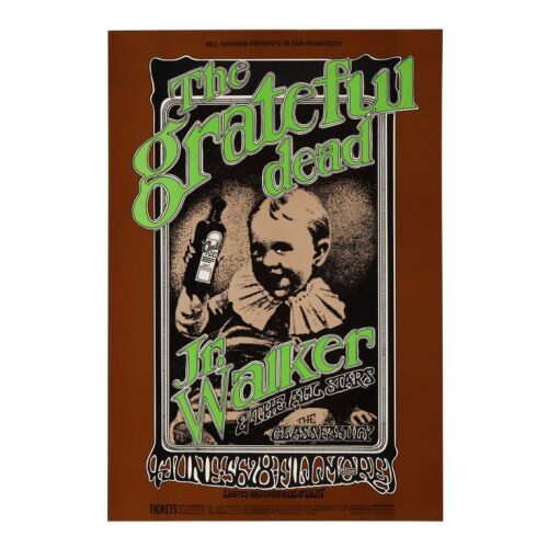 185. Bill Graham Presents Grateful Dead Fillmore Concert Poster