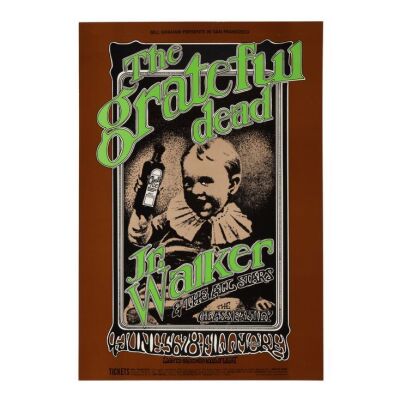 185. "Bill Graham Presents" Grateful Dead Fillmore Concert Poster (BG-176) ### GRATEFUL DEAD