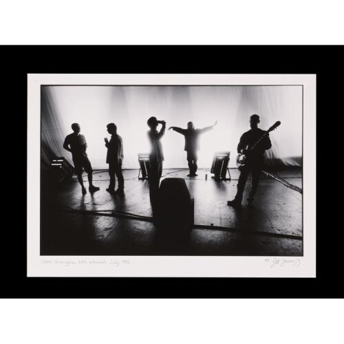 208. The Rockarchive Collection: Artist's Proof Band Silhouette Print by Jill Furmanovsky, Birmingham NEC Rehearsal, 1996 ### OASIS