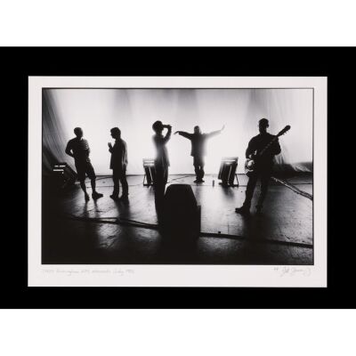 208. The Rockarchive Collection: Artist's Proof Band Silhouette Print by Jill Furmanovsky, Birmingham NEC Rehearsal, 1996 ### OASIS