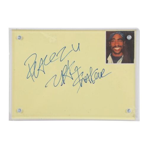 231. Autographed Page ### TUPAC
