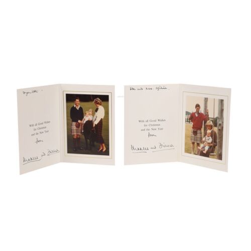 236. 1983 & 1985 Christmas Cards Signed by King Charles and Princess Diana ### BRITISH ROYAL FAMILY