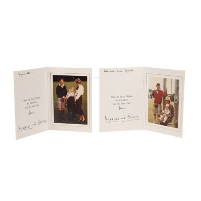236. 1983 & 1985 Christmas Cards Signed by King Charles and Princess Diana ### BRITISH ROYAL FAMILY