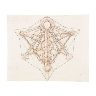 240. Hand-coloured Brian Froud "Skeksis Spiral Journey" Artwork ### DARK CRYSTAL, THE (1982)