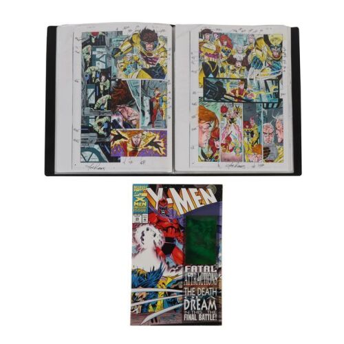 255. X-Men (Vol. 2) No. 25 Signed by Joe Rosas and Booklet Containing Hand-Coloured Interior Colour Guides ### MARVEL COMICS: XMEN ANNIVERSARY ISSUE