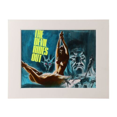 260. Hand-Finished Printed Concept Artwork by Tom Chantrell ### THE DEVIL RIDES OUT (1968)