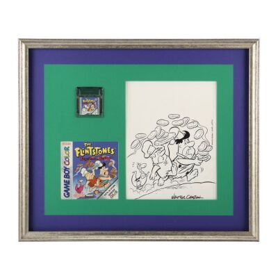 261. Game Boy Color Original Video Game Box Artwork Signed by Walter Carzon ### GAME BOY COLOR: THE FLINTSTONES BURGERTIME IN BEDROCK