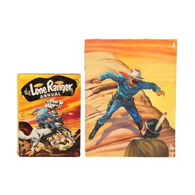 263. Original Hand-Painted Artwork and Comic Book ### THE LONE RANGER (TV SERIES, 1949-1957)