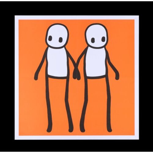 314. Holding Hands Print (Orange), 2020 ### STIK