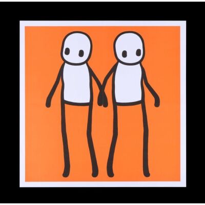 314. Holding Hands Print (Orange), 2020 ### STIK