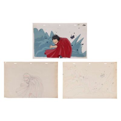 323. Two Tetsuo Production Cels with Matching Drawings ### AKIRA (1988)