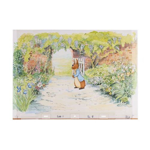 335. Peter Rabbit Original Animation Cel and Background ### THE WORLD OF PETER RABBIT AND FRIENDS (TV SERIES, 1992-1998): THE TALE OF PETER RABBIT AND BENJAMIN BUNNY