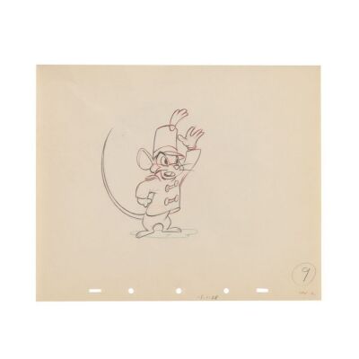349. Timothy Mouse Original Production Pencil Drawing ### DUMBO (1941)