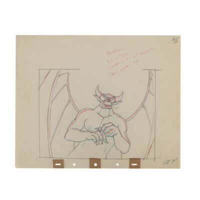 353. Chernabog Original Production Pencil Drawing ### FANTASIA (1940)
