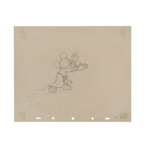 354. Mickey Mouse "Sorcerer's Apprentice" Original Production Pencil Drawing ### FANTASIA (1940)