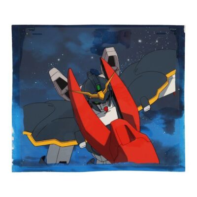 357. Deathscythe Hell Original Production Cel and Hand-Painted Background ### GUNDAM FRANCHISE (1979-PRESENT)