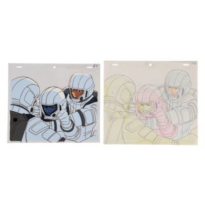 360. Relena Peacecraft and Peacemillion Crew Original Production Cel and Matching Drawing ### GUNDAM FRANCHISE (1979-PRESENT)