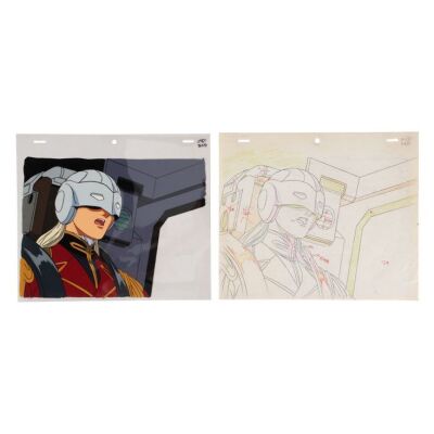 361. Zechs Marquise Original Production Cel and Matching Drawing ### GUNDAM FRANCHISE (1979-PRESENT)