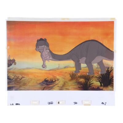 368. Littlefoot and Mother Original Production Animation Cel Setup ### THE LAND BEFORE TIME (1988)