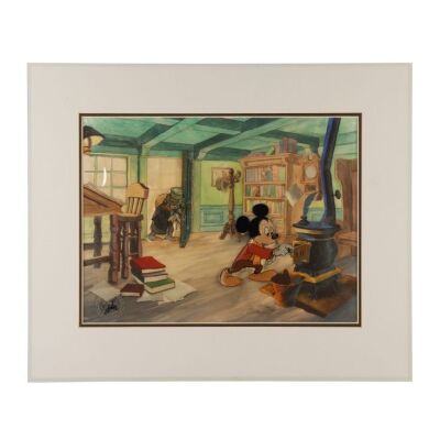 379. Bob Cratchit (Mickey Mouse) and Ebenezer Scrooge (Scrooge McDuck) Original Production Cel Setup ### MICKEY'S CHRISTMAS CAROL (1983)
