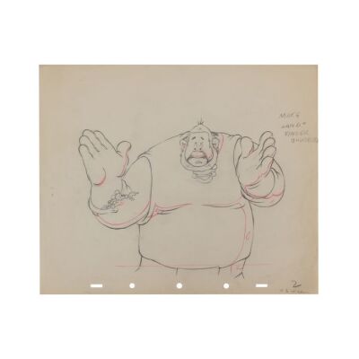 381. Giant and Mickey Mouse Original Production Pencil Drawing ### MICKEY AND THE BEANSTALK (1947)