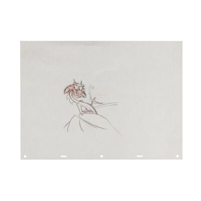 382. Mushu Original Production Pencil Drawing ### MULAN (1998)