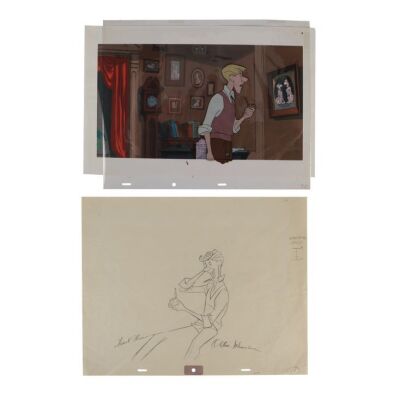 384. Roger Radcliffe Original Production Cel and Pencil Drawing Signed by Frank Thomas and Ollie Johnston ### ONE HUNDRED AND ONE DALMATIANS (1961)