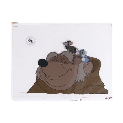 402. Friar Tuck and Church Mice Original Production Cel ### ROBIN HOOD (1973)