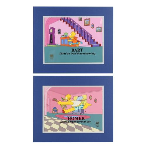 404. Pair of Homer and Bart Mid-Chase Original Production Cels ### SIMPSONS, THE (TV SERIES, 1989-PRESENT)