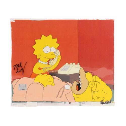 407. Lisa and Abe Original Production Cel Signed by Mike Scully ### SIMPSONS, THE (TV SERIES, 1989-PRESENT)