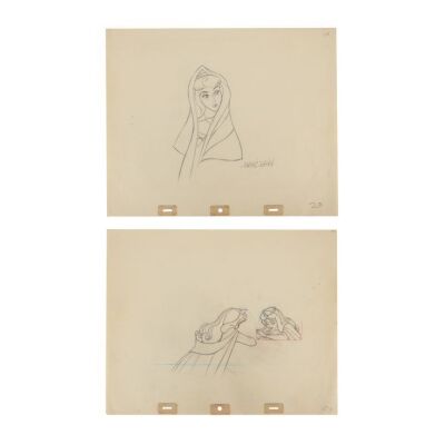 408. Two Princess Aurora Original Production Pencil Drawings, One Signed by Marc Davis ### SLEEPING BEAUTY (1959)