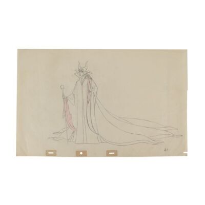 409. Maleficent Full-Figure Original Pan Production Pencil Drawing ### SLEEPING BEAUTY (1959)