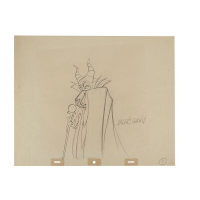 410. Maleficent Original Production Pencil Drawing Signed by Marc Davis ### SLEEPING BEAUTY (1959)