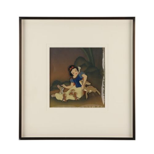 412. Framed Snow White and Forest Creatures Original Production Cels on Courvoisier Background ### SNOW WHITE AND THE SEVEN DWARFS (1937)